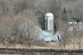 A Collapsed Barn Royalty Free Stock Photo