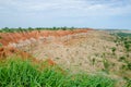 Collapsed natural phenomenon Miradouro da Lua or the Moon Landscape in Angola