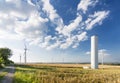 Collapsed Wind Turbine In Wind Park