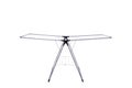 The collapsible clotheshorse isolated on the white background Royalty Free Stock Photo
