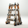 Collapsible Ladders on white background