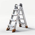 Collapsible Ladders on white background