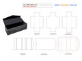 Collapsible rigid boxes and custom foldable collapsible rigid box and die line template