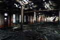 Collapsing Floor & Ceiling - Abandoned Glass Factory