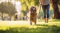 collar dog leash walk Royalty Free Stock Photo