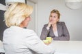 Colleagues talking in the coffeebreak Royalty Free Stock Photo