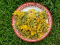 Sesbania flowers is a pretty yellow flowers.