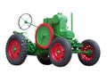 Collectible antique toy tractor Royalty Free Stock Photo