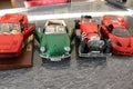 Collectible model cars, scale reproductions very faithful to reality Royalty Free Stock Photo