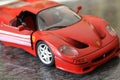 Collectible model cars, scale reproductions very faithful to reality Royalty Free Stock Photo
