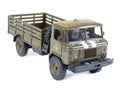 Collectible Model Russian GAZ-66, isolated