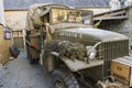 Collectible old WW2 US vehicles in Normandy France