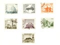 Collectible post stamps from Poland