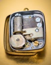 Collectible small Vintage Music Box Royalty Free Stock Photo