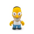 Collectible toy from the cartoon Simpsons on a white background