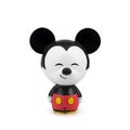 Collectible toy mickey mouse cartoon on white background