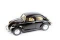 Collectible toy model car Volkswagen Beetle. Royalty Free Stock Photo