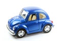 Collectible toy model car Volkswagen Beetle. Royalty Free Stock Photo