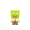 Collectible toy sponge bob on a white background