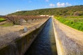 Collecting water from Taninim river to enrich the Coastal Aquifer Israel Royalty Free Stock Photo