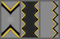 Set of business flyers