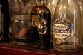 Collection of Antique Bottles in an Antique Shop