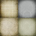 Collection antique vintage paper textures Royalty Free Stock Photo