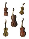 A collection of antique violin, viola, cello and more from Encyclopedia