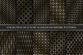 Collection of art deco vector geometric patterns - seamless luxury gold gradient design. Rich ornamental backgrounds. Royalty Free Stock Photo