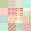 Collection of backgrounds. Vector illustration decorative design Royalty Free Stock Photo