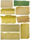Collection banner paper textured backgrounds
