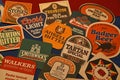 Collection of beer pads 