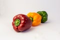 Collection Of Bell Pepper Peppers Paprika Red Yellow Green Paprikas Vegetable Royalty Free Stock Photo