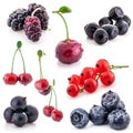 Collection of berry Royalty Free Stock Photo