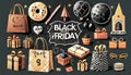 Black Friday Sale Elements Set