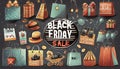 Black Friday Sale Elements Set