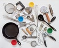 Kitchen Utensil Collection for Puzzle Template Royalty Free Stock Photo