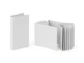 A collection of blank white cards and envelopes ready for addressing and mailing Royalty Free Stock Photo