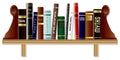 Genre Book Shelf Royalty Free Stock Photo