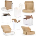 Collection boxes Royalty Free Stock Photo
