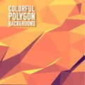 Collection bright colors set polygonal backgrounds Royalty Free Stock Photo
