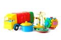 Collection of bright toys Royalty Free Stock Photo