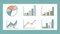 Business Charts and Graphs Data Visualization, Statistics, Analytics Royalty Free Stock Photo