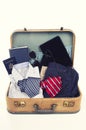 Collection of business travel items Royalty Free Stock Photo