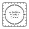 Collection of celtic frames