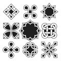 Collection of Celtic Knot Designs in Vector Format