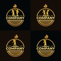 Collection of child dreams logo design