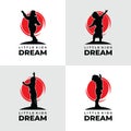 Collection of child dreams logo design