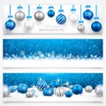 Collection of Christmas banners Royalty Free Stock Photo