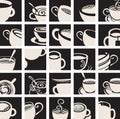 Collection Coffee and Tea cup